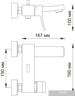 Смеситель Wasserkraft Aller White 1061