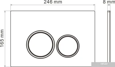 Roxen Antares One Rimless 6 в 1 StounFix Slim 506495 (кнпка: черный матовый)