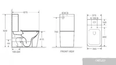 WeltWasser Gelbach 001 XL MT-BL (черный матовый)
