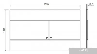 Инсталляция для унитаза OLI OLI80 Механика + Slim (хром)