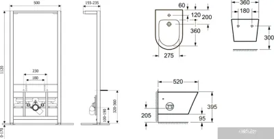 Биде Lavinia Boho Relfix Biore 77070255