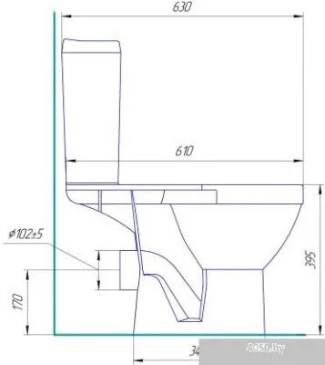 Унитаз Rosa Рондо