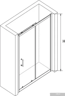 RGW PA-14 B 41081418-14 180 (черный/прозрачное стекло)