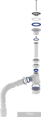 Сифон Aquant S1015-35-MR