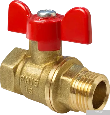 Valfex Шаровый кран ВР/НР ручка-бабочка 1/2