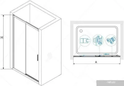 RGW LE-12B 130 (черный/прозрачное стекло)