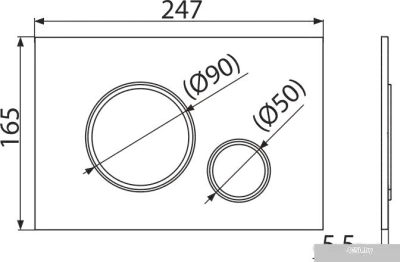 Alcaplast M775 (белый/золотистый)