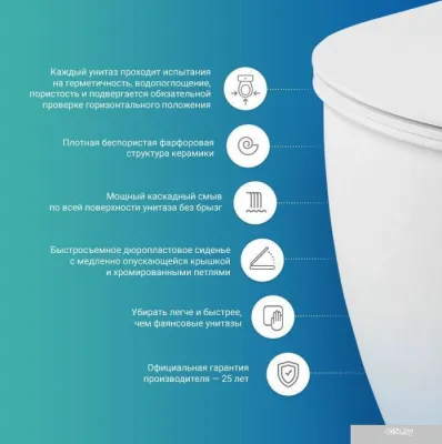 Унитаз Lavinia Boho Relfix Aveo Rimless 6 в 1 77040123 (матовый пластик)