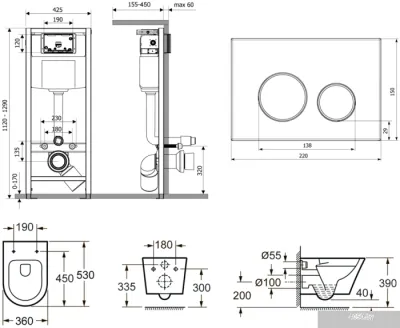 Унитаз Lavinia Boho Relfix Biore Rimless 6 в 1 77050191