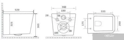 Унитаз Gid Tr2144 (белый)