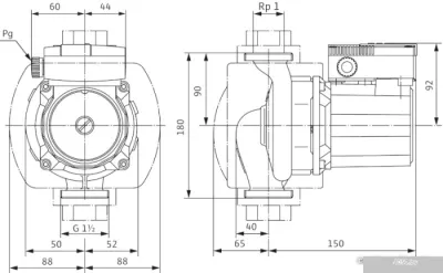Насос Wilo TOP-S 25/5 (1~230 V, PN 10)