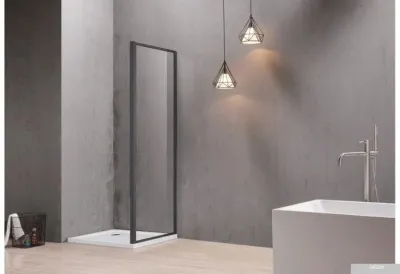 Aquatek AQ ARI WA 08020BL 80x200 (черный/прозрачное стекло)