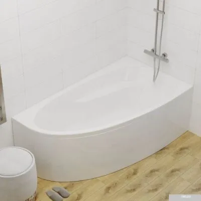 Ванна 1AcReal Мадрид 150х95 L (с каркасом и экраном)