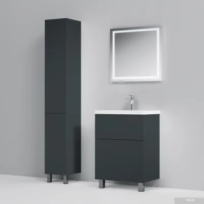 AM.PM Тумба под умывальник Gem 60 M90FSX06022GM32 (2 ящика, графит)