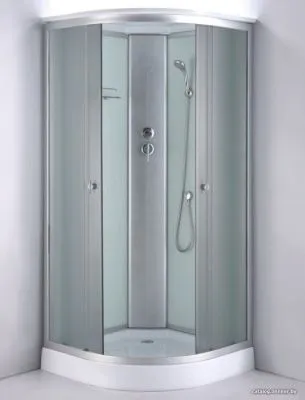 Coliseum ТМ 90 90x90 (белый/тонированное стекло)