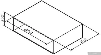 AM.PM Консоль Gem M90OHX0600WG