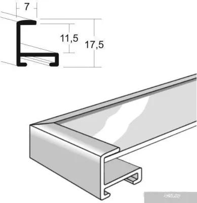 Алмаз-Люкс Зеркало ЗП-102 80x60