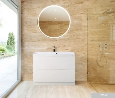 BelBagno Тумба под умывальник Marino-800-2C-PIA-BL-P (bianco lucido)