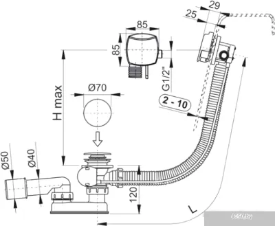 Alcaplast A564CRM1-80