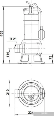 Насос Grundfos Unilift AP 35B.50.08.A1.V