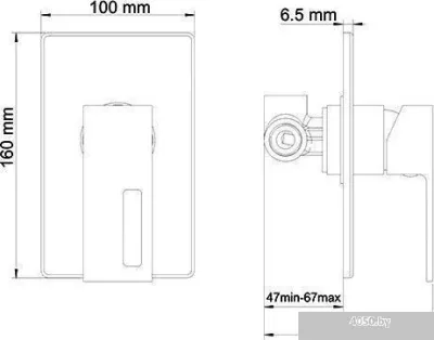 Смеситель Wasserkraft Alme 1551