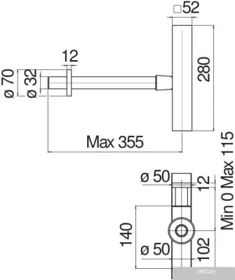 Nobili AV00102/3BM (матовый черный)