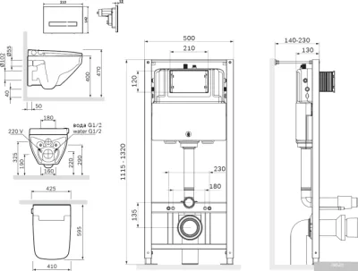 Унитаз AM.PM Like FlashClean IS48001.801700