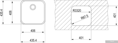 Кухонная мойка TEKA Basico BE 400 1B