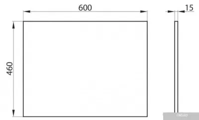 BelBagno Тумба под умывальник Etna-H60-600-2C-SO-RW-P