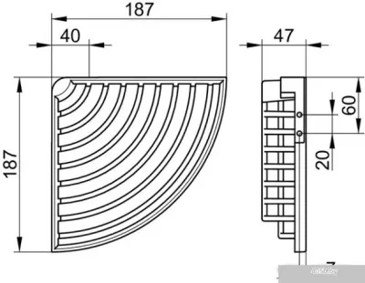 Keuco Полка 24944010000