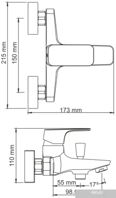 Смеситель Wasserkraft Salm 2701