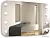 Silver Mirrors Tony 80x55 LED-00002479
