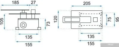 Rea Soho REA-P6950 (черный/золотой)