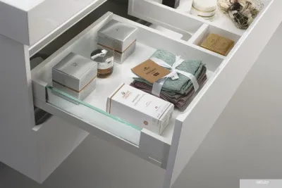 Belux Тумба под умывальник Дуглас Н80-01 (1, белый глянец)