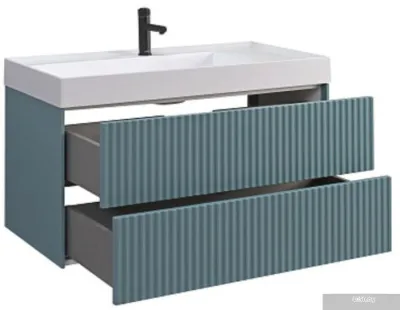Belux Тумба под умывальник Сиртаки НП 100-02 (179, голубой малахит матовый)