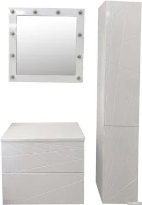 Garda Тумба под умывальник Geometry 38н_700_PVС (белый глянец)