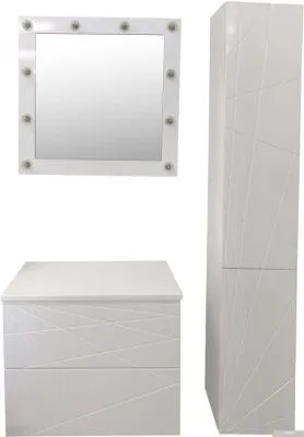 Garda Тумба под умывальник Geometry 38н_700_PVС (белый глянец)