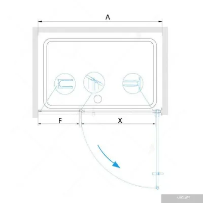 RGW HO-012 350601200-11 100 (хром/прозрачное стекло)