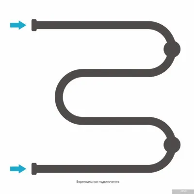 Сунержа М-образный 2 полки 500х500 00-0008-5050
