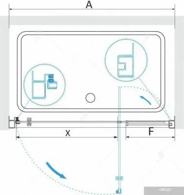 RGW PA-02-B 41080208-14 (черный/прозрачное стекло)