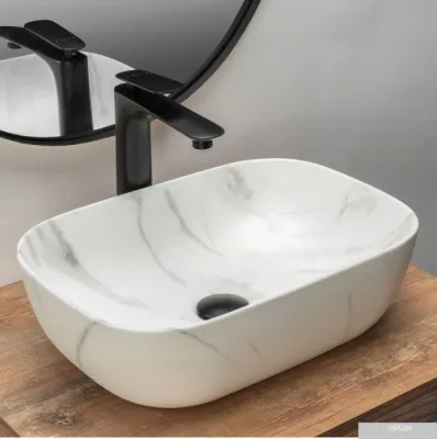 Умывальник Rea Belinda (серый мрамор)