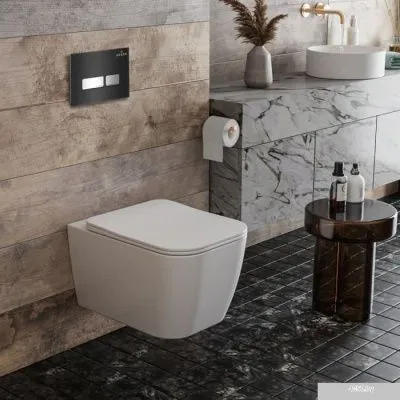 Roxen Cube One Rimless 6 в 1 StounFix Slim 646038 (чёрное стекло)