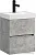 Belux Тумба под умывальник Париж НП 40-02 (31, бетон чикаго светло-серый)