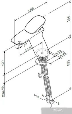 Смеситель AM.PM Spirit 2.0 F70A02100