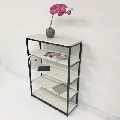 Millwood Лофт CH-5 900x300x1100 (дуб белый craft/черный)