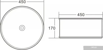 Умывальник BelBagno BB1383
