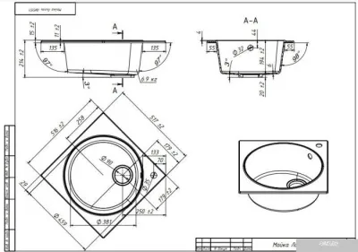 Belux Лиль ЛИ 5151 (серый сланец)