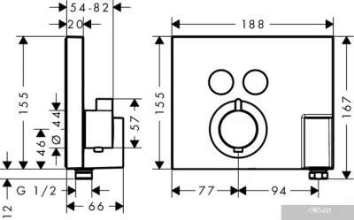 Смеситель Hansgrohe ShowerSelect 15765000