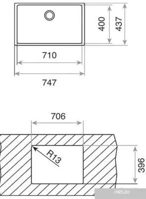 Кухонная мойка TEKA Be Linea RS15 71.40