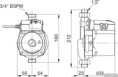 Насос Grundfos UPA 15-90 160